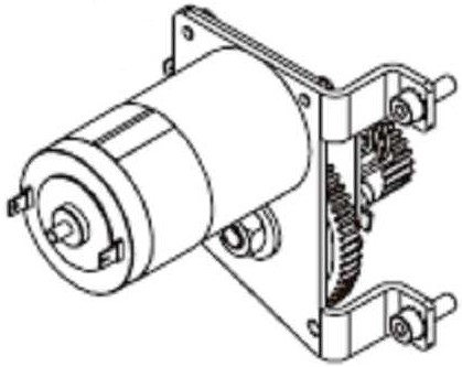 Kit Ribbon Supply DC Motor RH